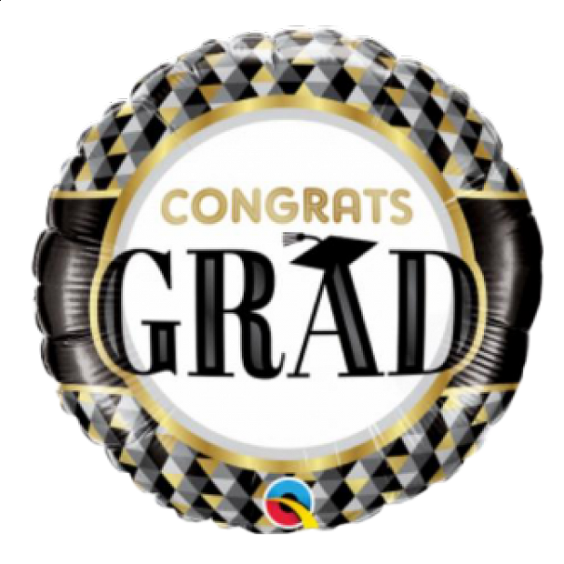 18吋Congratulations Graduation圓形鋁箔升氣球